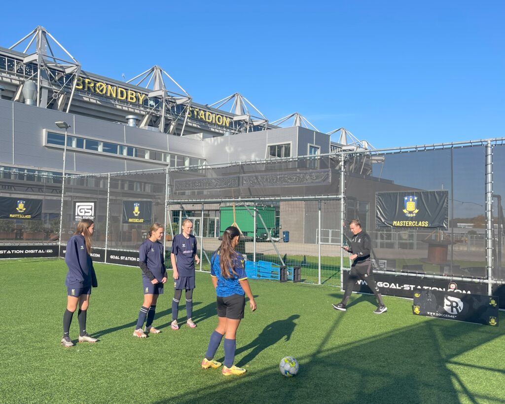 Goal Station træning på Brøndby fodboldcamp